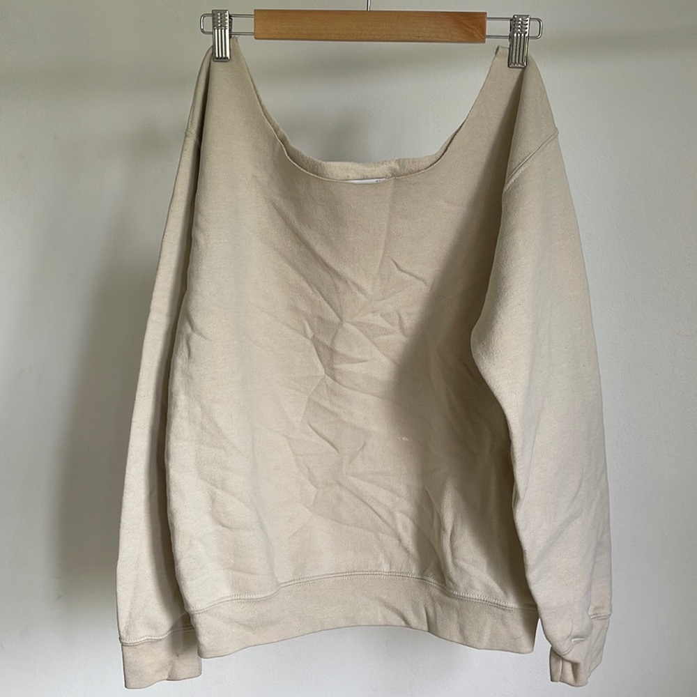 Ten Sixty Sherman Off The Shoulder Crewneck